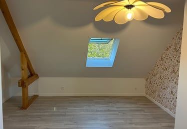 chambre d'enfant rénovée