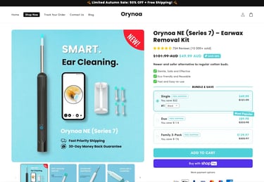 Reference e-shop Orynoa