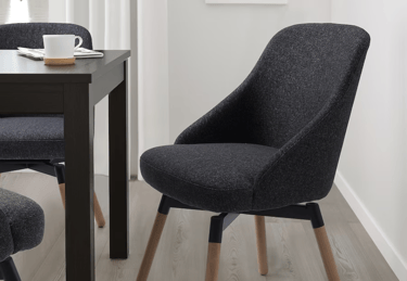 Chaise tissu propre clean