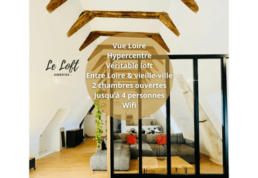 Logement type airbnb loft en Indre-et-Loire
