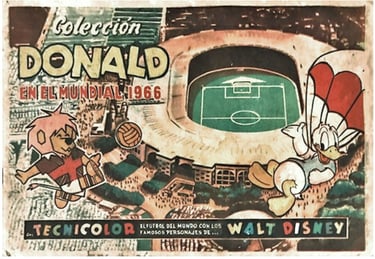 1966 Suparsa S.A. Donald Figurinas Album from Uruguay