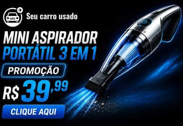 Promoção aspirador portátil