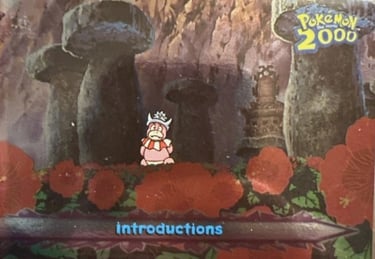 13 Introductions Topps Pokémon The Movie 2000 silver foil