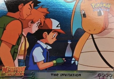 13 The Invitation Topps Pokmon The First Movie silver foil