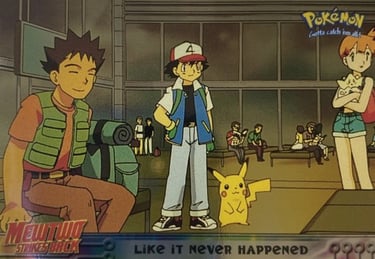 40 Like It Never Happened Topps Pokémon The First Movie silver foil