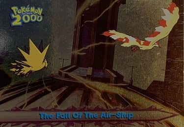 40 The Fail Of The Air-Ship Topps Pokémon The Movie 2000 silver foil