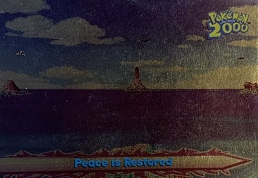 67 Peace Is Restored Topps Pokémon The Movie 2000 silver foil