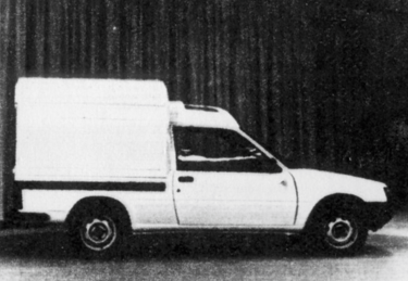 Peugeot 205 fourgonette Heuliez 1984 Peugeot 205f