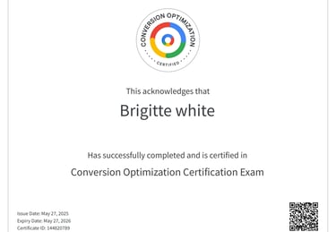 virtual assistant certified by Google Advanced Conversion