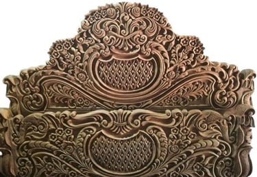 Royal Style Teak Wood Bed Made in India