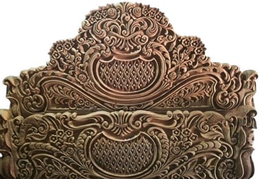 Royal Style Teak Wood Bed Made in India