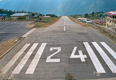 Tensing Hillary Airport (9100 ft) Lukla Nepal
