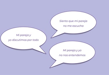 Mi pareja y yo discutimos por todo