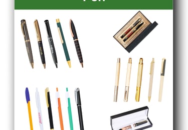 Pens (metal, plastic & wooden)