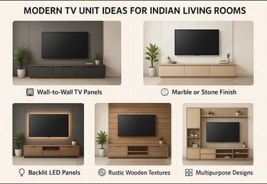 modern TV unit design trends