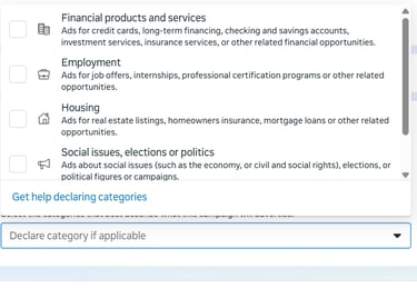 Ad Categories