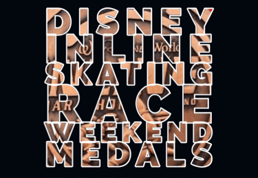 Disney Inline Skate Marathon Weekend Medals