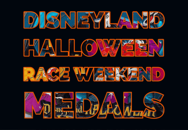 runDisney Disneyland Halloween Race Weekend medal gallery