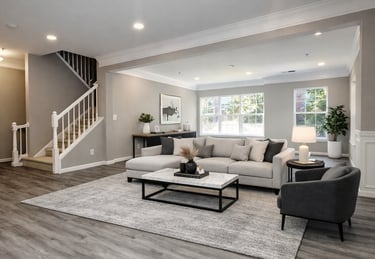 Complete home remodel in Leesylvania, VA showcasing updated interiors, modern finishes, improved fun