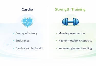 Cardio training Vs Strength training for metabolism