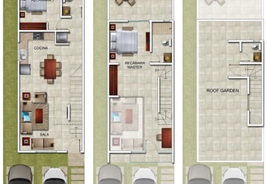 Plantas El Contemporáneo 