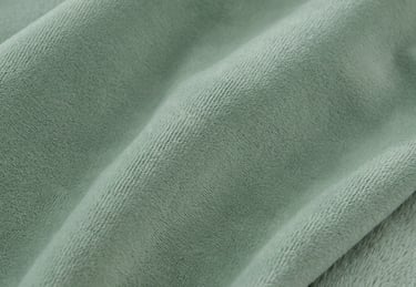 Close-up of MIANS SOLUTIONS brushed microfiber fabric showing the soft napped texture, durable weave