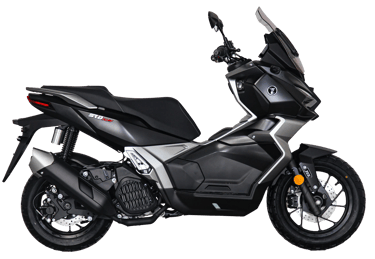 VOGE SR1 ADV 125 motoroleris šonas