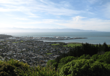 View of Nelson from the "Centre of New Zealand" in November 2006 by Markus Koljonen (Dilaudid)