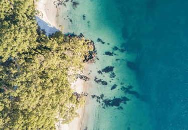 View of Orion Beach in Vincentia on the shores of Jervis Bay