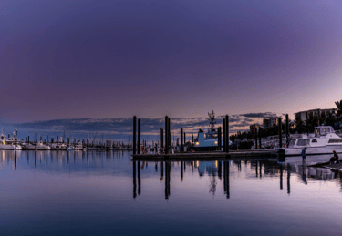 Evening at Mackay Habour. Created by Glen Ross.