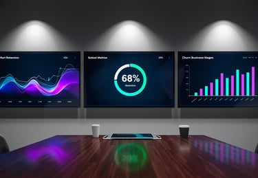 Subscription metrics visualization