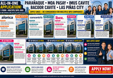 BPO Jobs Call Center Alorica Concentrix TaskUs