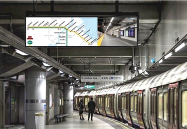 claratech's displays for transportations