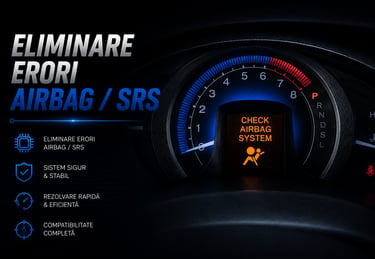Eliminare Erori Airbag / SRS în Moldova