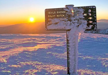 Icy Winter Conditions at the Summit of Mount San Antonio (Mount Baldy) | San Gabriel Mountains