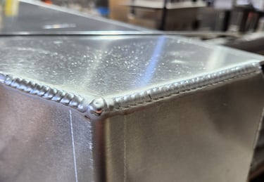 Aluminum boat welding