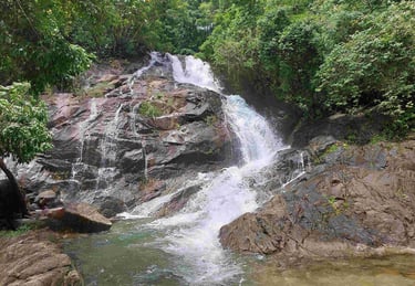 lampi waterfall khao lak thailand