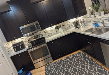 Kitchen backsplash and appliance upgrade Dayton OH