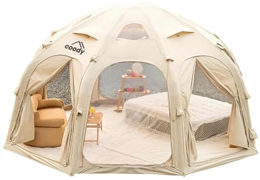 Coody | Rbm Outdoors Koala/Hub/Octopus Inflatable Tents for Camping with Stove Jack, 2/8/10 Person L