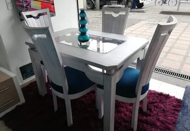 comedor en madera cedro