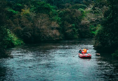 Rafting at Kitulgala