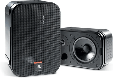 JBL Control 1 PRO, Pareja de Altavoces con soporte de 150 W (estéreo), negro