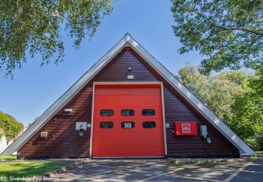 Lancashire Fire and Rescue Service Silverdale fire station, triangle fire station
