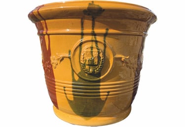 pot émaillé sans pied