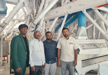 Mr. Bharath at Flour mill, Salem - WEARE OCEAN EXPORT