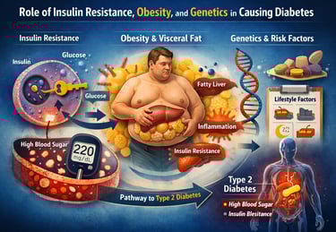 Why Insulin Resistance, Obesity, and Genetics Are the Real Causes of Type 2 Diabetes