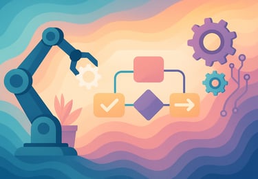 a robot arm with a robot and a robot