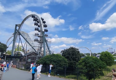 flug der damonen b&m wing coaster heide park