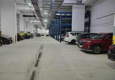 Parking facility at Aditya Ancora central 50 mall noida sector 50