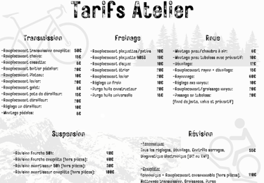 tarif réparation vélo delle territoire de Belfort franche comté 